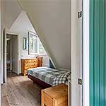 slaapkamer met balkon